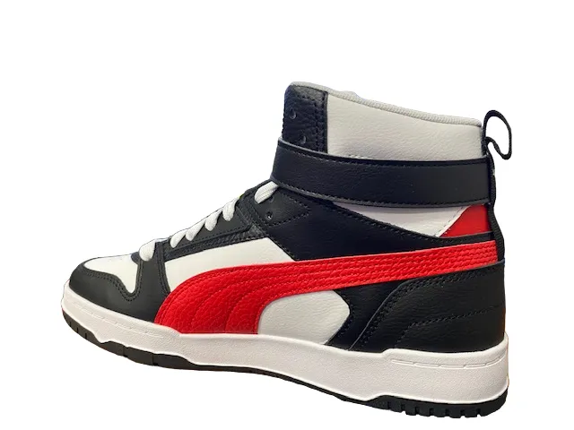 Puma shoe High Sneakers for men RBD Game 385839 05 white-red-black 