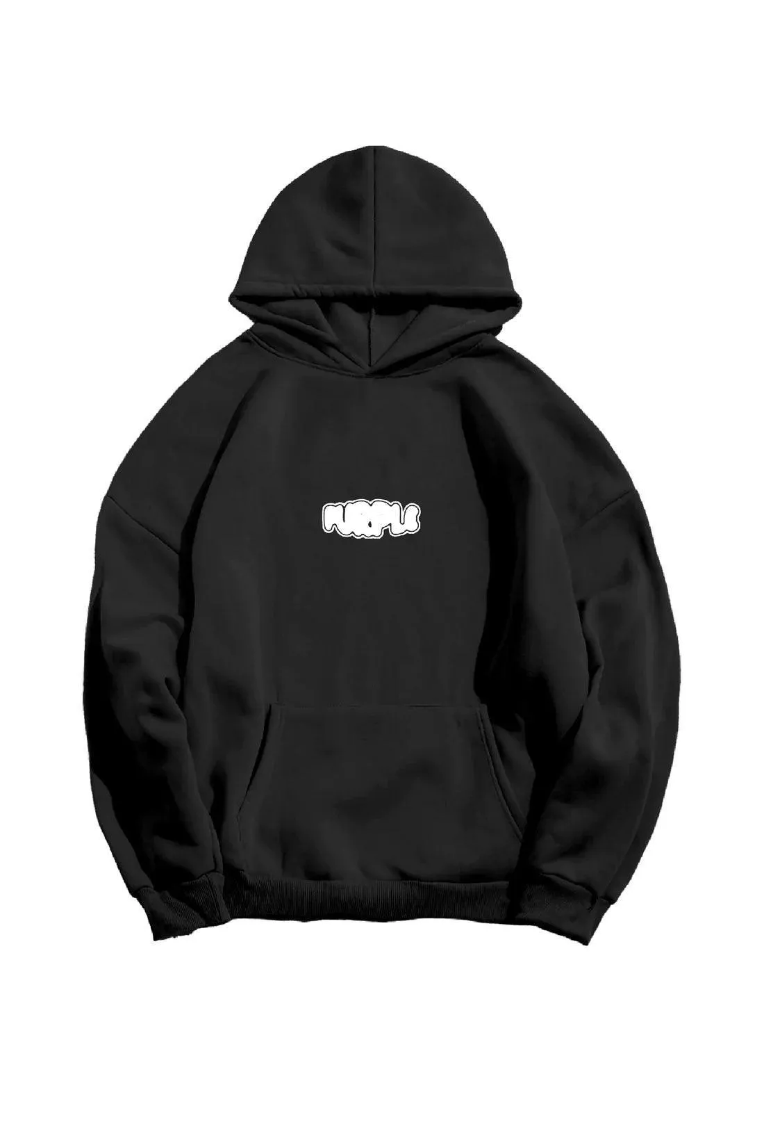 PURPLE BRAND P410 DISTORTED REGULAR FIT HOODIE