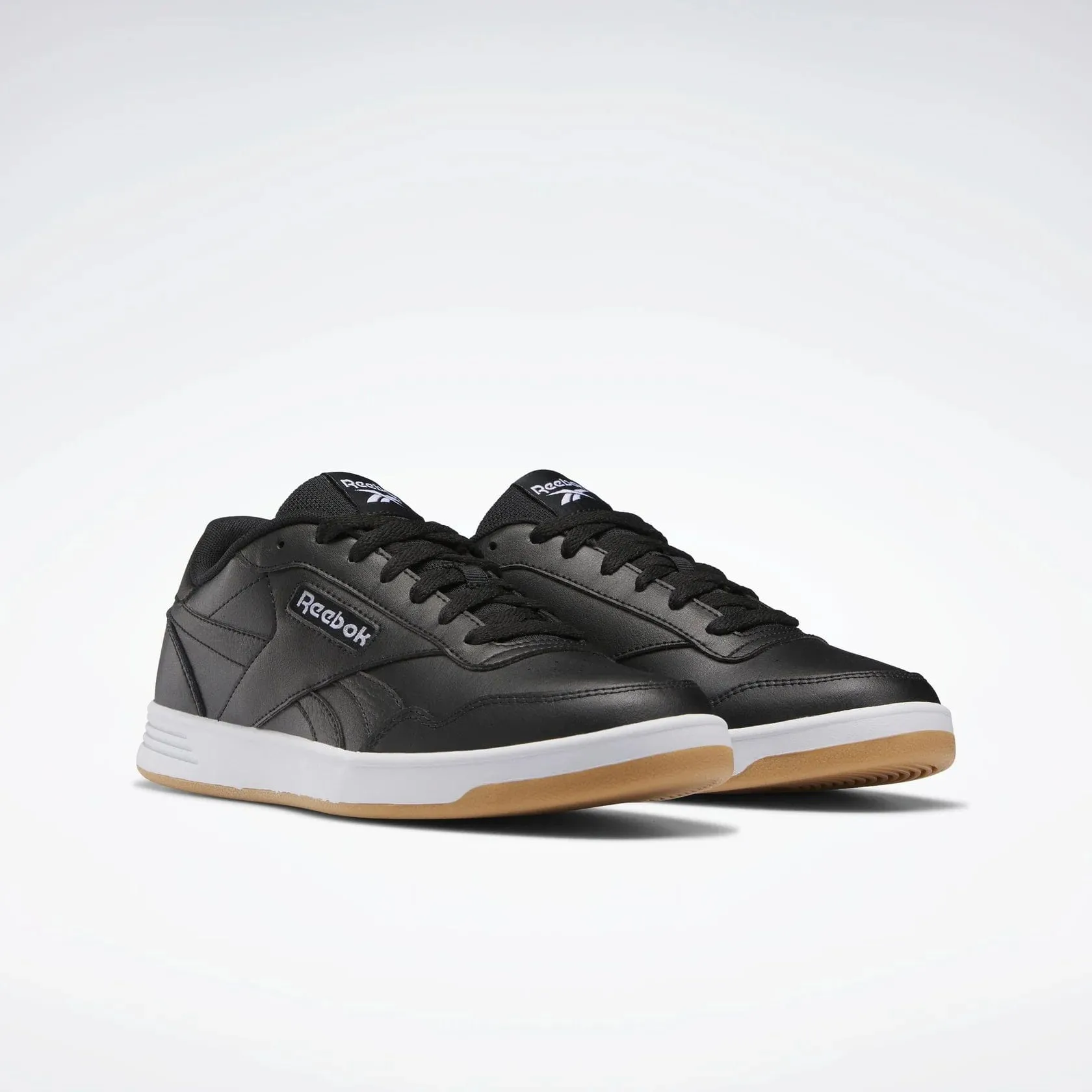 REEBOK MEN'S COURT ADVANCE BLACK/WHITE SHOES