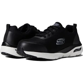 'Skechers' Men's Arch Fit SR Ringstap Alloy Toe -  Black / White