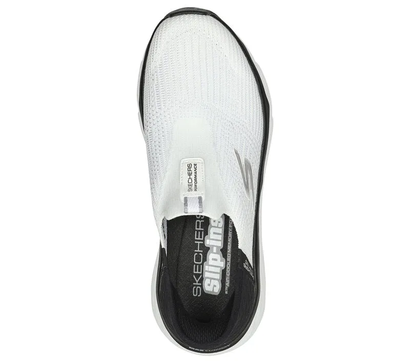 'Skechers' Women's Slip-ins: Max Cushioning Elite-Smooth - White / Black