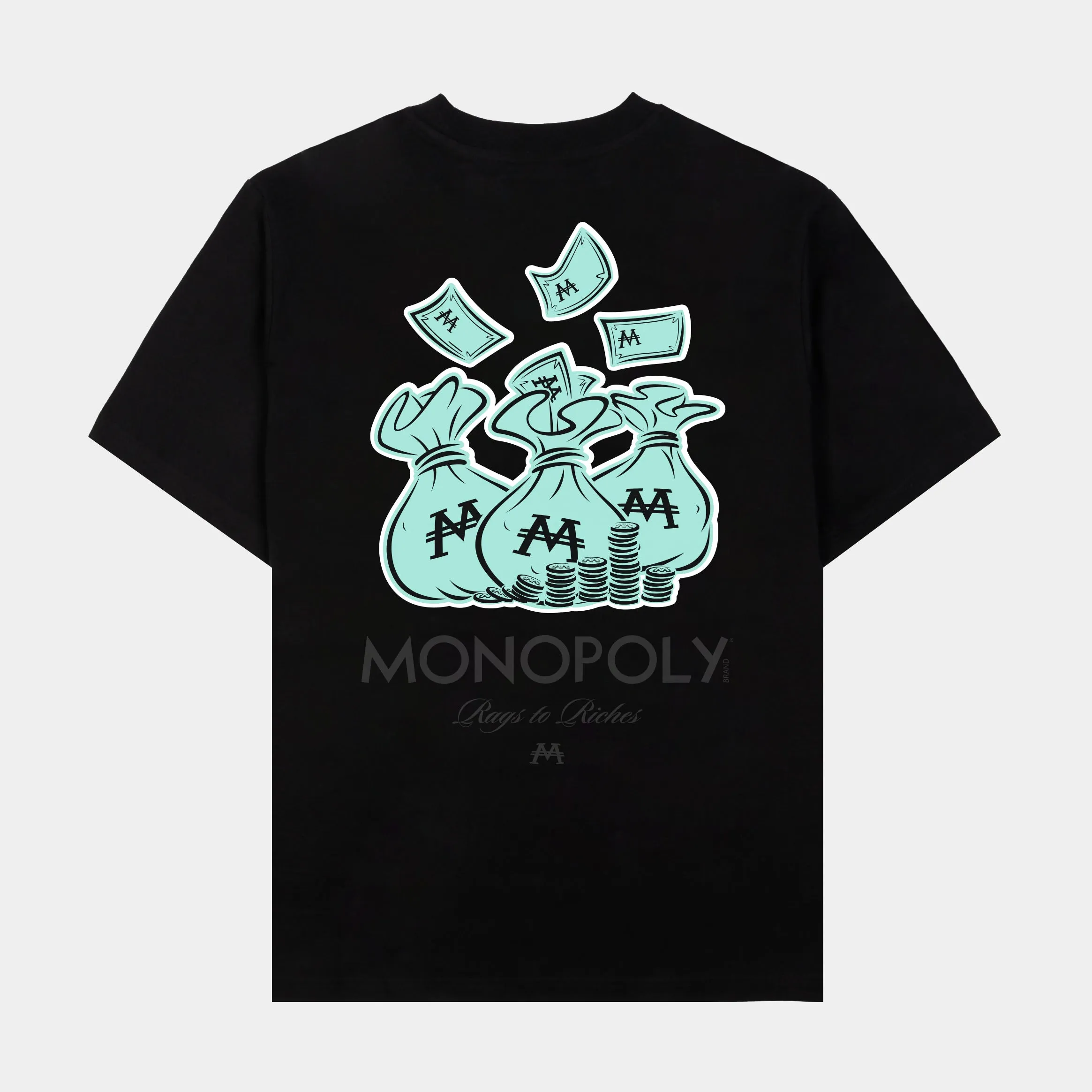 SP x Monopoly Riches Mens Short Sleeve Shirt (Black/Blue)