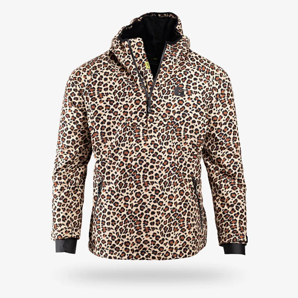 Waterproof 1/2 Zip Bog Fishing Hoodie | Womens - Leopard/Black by Gator Waders