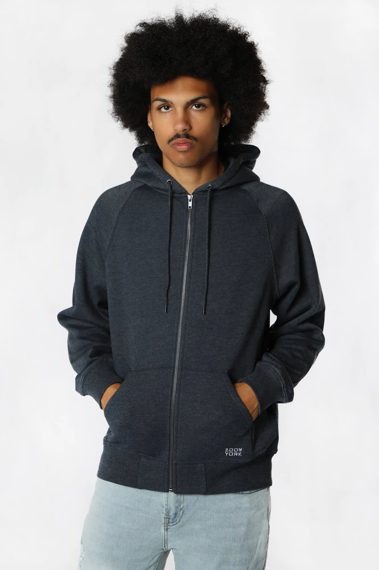 Zoo York Mens Classic Zip-Up Hoodie